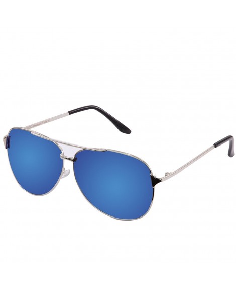  Duco Aviator Style Mirrored Polarized Sunglasses